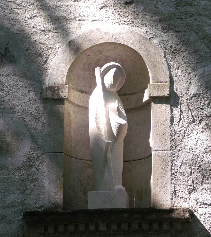 Djevica, kip, kamenje, Crkva, kutka za, religija