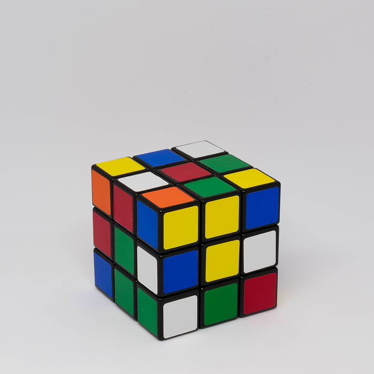 Rubiks, kuubi, puzzle, mänguasi, mäng, luure, Square