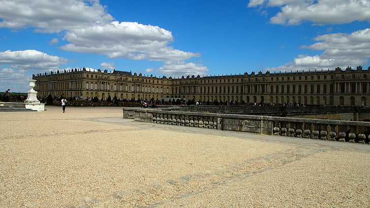 Versailles, Castello, Parigi, luoghi d'interesse, cielo, architettura, Europa