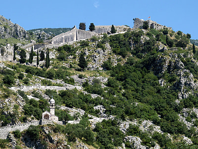 Kotor, Montenegro, Balkan, gamla stan, historiskt sett, UNESCO, världsarv