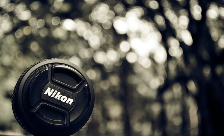 čočka, fotoaparát, Nikon, Foto, DSLR, zařízení, technologie