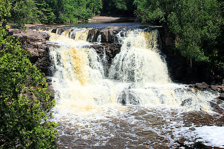 egreše falls, vodopády, USA, Minnesota, egreše falls state park, Falls