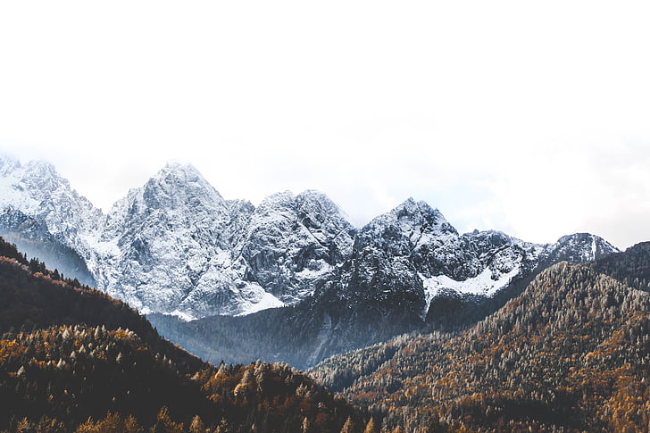 Hora, sníh, Zimní, studená teplota, Příroda, pohoří, Scenics