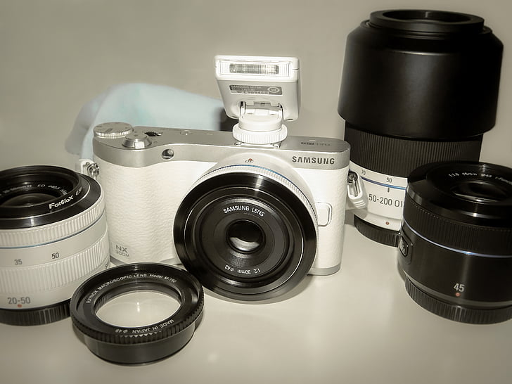 Kamera, Digitalkamera, Fotografie, Foto-Kamera, Foto, Fotoausrüstung, Objektive