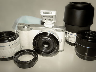 kameran, digital kamera, fotografering, fotokamera, Fotografi, fotografisk utrustning, linser