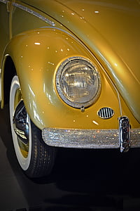 vw, beetle, classic, old, rhinestone, automotive, historically