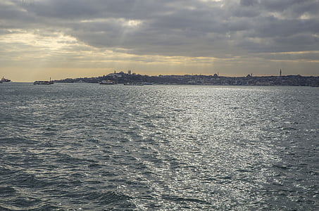 Istanbul, prieliv, svetlo