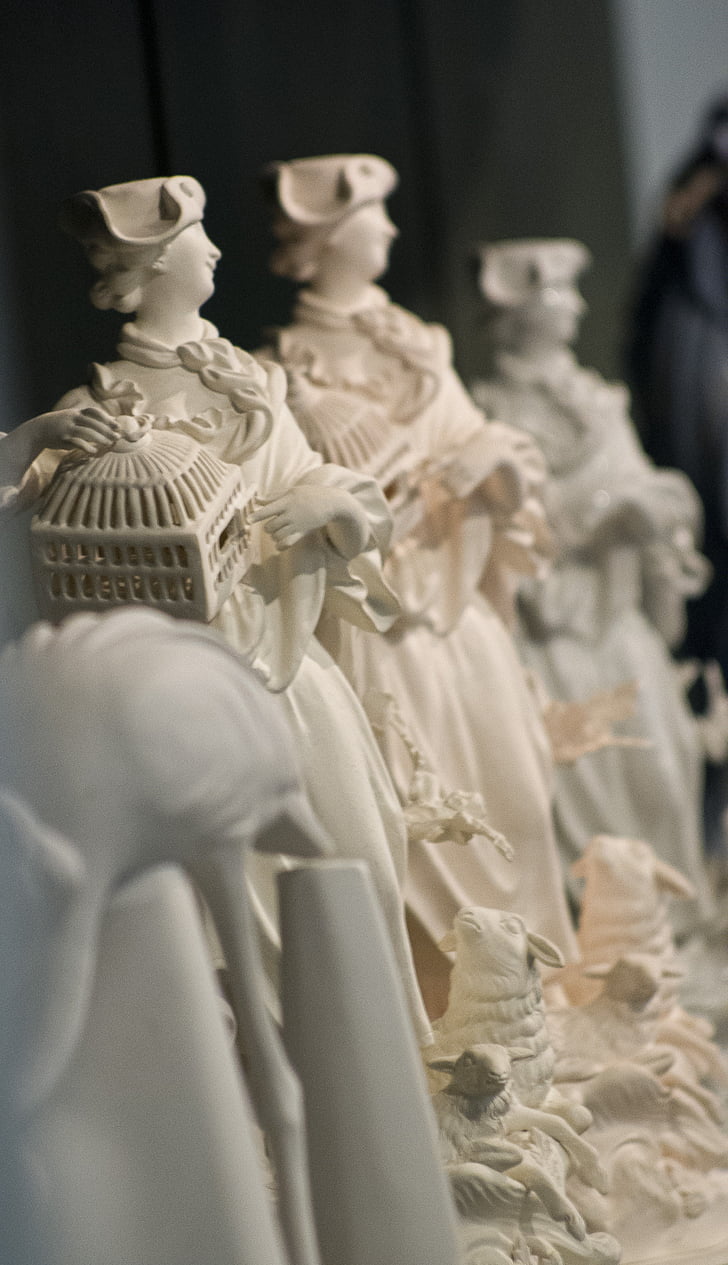 porcelaine, céramique, Figure, décoration, Meissen, Allemagne