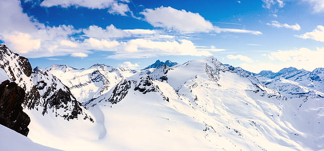 Grossglockner, yüksek Tauern'in, Görünüm, uzak görünümü, Panorama, Outlook, Açık