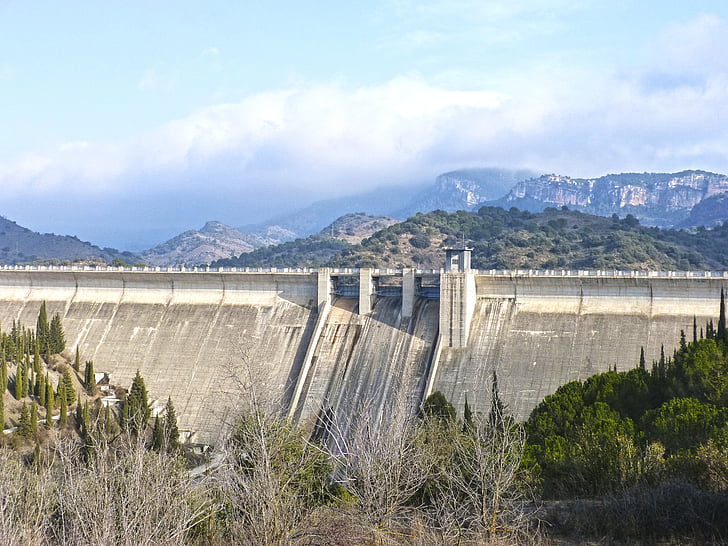 Dam, Marsh, Siurana, Priorat, reservoir