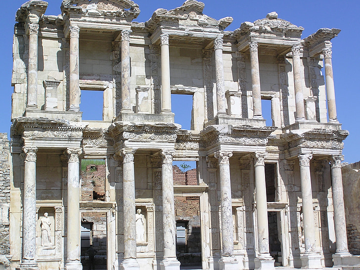 Éfeso, arcos, múltiplas, arquitetura, lugar famoso, história, coluna de arquitetura