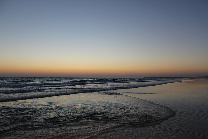 sunset, ocean, sky, holiday