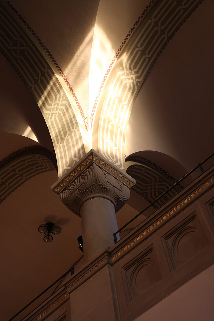 trụ cột, nghệ thuật xây dựng, Synagogue, hiệu ứng ánh sáng, Nhà thờ, đồ trang trí, kiến trúc