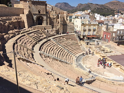 cartagena, roman theatre, cartagena roman theater, amphitheater