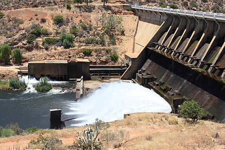 clanwilliamdam, 南アフリカ, ダム, 水, 造られた構造, アウトドア, 日