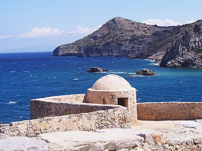 希腊, 岛屿, 克里特岛, 海, 景观, 假期, 自然