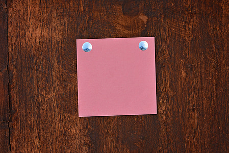 Σημείωση, Stickies, Σημειωματάριο (Notepad), ξύλο, τα καρφιά, χαρτί, λίστα