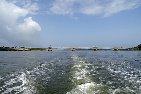 ponte, estuário do, Rio, Kali, travessia, mar, arquitetura