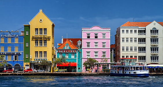 Curaçao, Villa, Sud, île, West indies, ville, maison