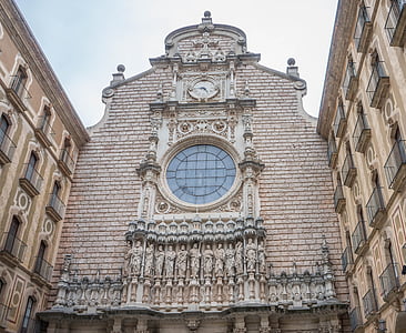 Монсерат, манастир, Испания, пътуване, архитектура, Барселона, Каталония