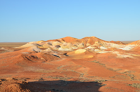 breakaways, deserto, Outback, rupturas, paisagem, areia, Austrália
