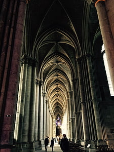 Rouen, Franciaország, gótikus, achitecture, székesegyház, templom, istentiszteleti