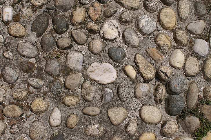 stenen, patch, formulier, grond, natuursteen