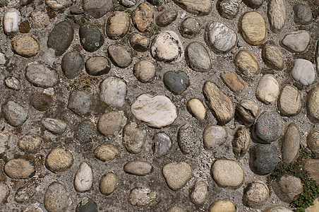 stenen, patch, formulier, grond, natuursteen