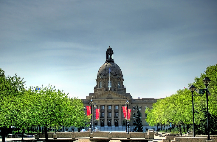 Edmonton, Canadá, Alberta, edifício, estrutura, governo, legislativa