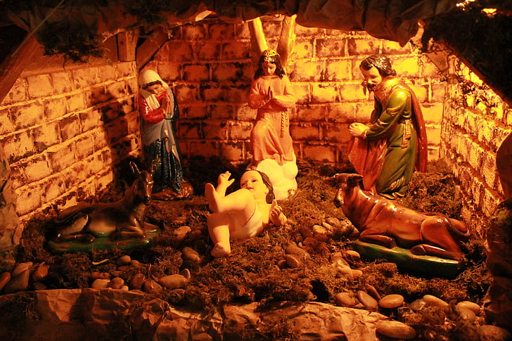 Geburt Christi, Kirche, Szene, Weihnachten, Jesus