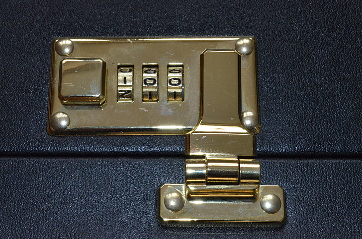 combination lock, luggage, snap lock