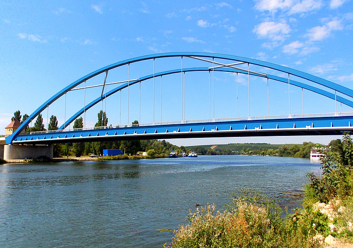 Ποταμός, κύρια, γέφυρα, κύρια γέφυρα, νερό, τοπίο του ποταμού, δίπλα στο ποτάμι