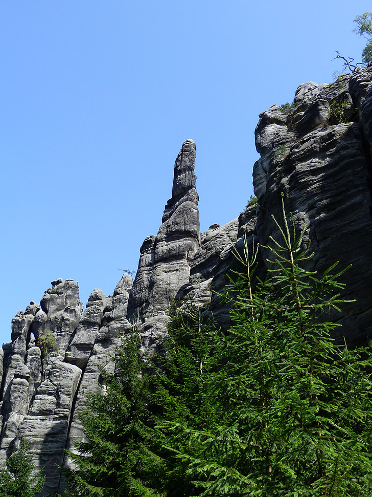 skaly, Forest, Príroda, Teplice, vybrať, Mountain, Rock - objekt