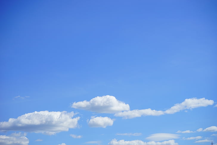 clouds, sky, summer day, blue, white, clouds form, sunny day