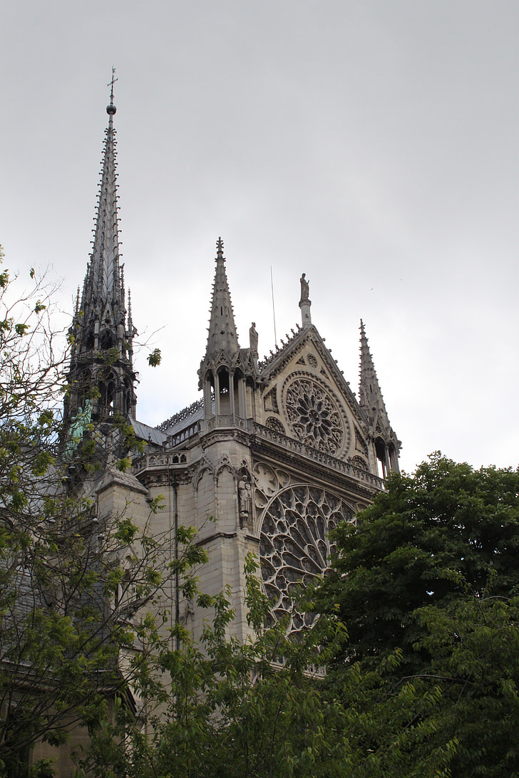 Frankrijk, Parijs, Notre dame, Landmark, bezoekplaatsen, historische, Kathedraal