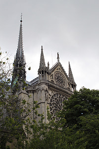 Frankreich, Paris, Notre-dame, Wahrzeichen, Orte des Interesses, historische, Kathedrale