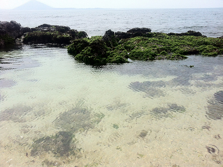 île de Jeju, Jeju, mer, Udo, Olle gill, nature, plage