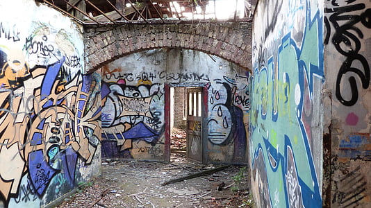 Chartreuse, Cork, Luik, Belgia, grivegnée, Graffiti, värit