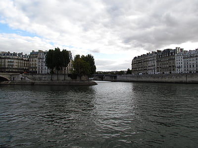 Paris, Seinefloden, Europa, arkitektur, floden, historia, Urban scen