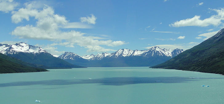 appraiser moreno, argentine, ice, lake, mountain, landscape, blue