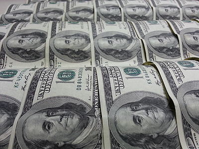 nauda, ASV dolāru, valūta, Benjamin, Franklin, valūtās, finanses