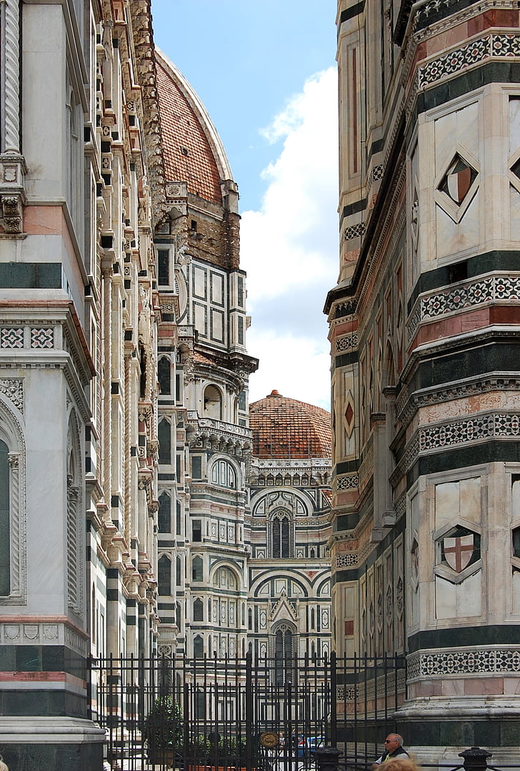 Toskánsko, Florencia, dom, Architektúra, Taliansko, Cathedral, kostol