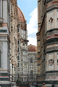 Toscane, Florence, Dom, het platform, Italië, Kathedraal, kerk
