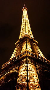 Eiffeltårnet, tårnet, Paris, Frankrike, reise, landemerke, Europa