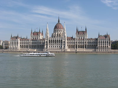 Budapest, parlamentet, arkitektur, bygge, byen, Ungarn, monument