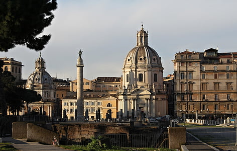 Rome, ville, architecture, Italie, bâtiment, villes, Historiquement