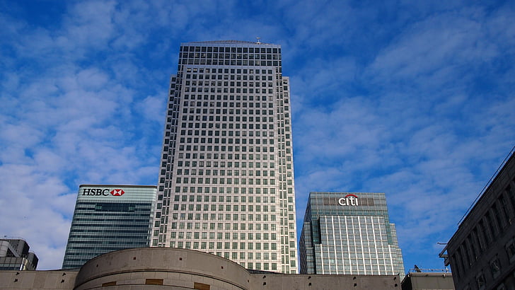 Londyn, Anglia, Budynek biurowy, Architektura, Drapacz chmur, miejski scena, na zewnątrz budynku