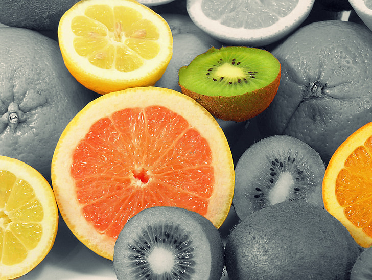 fruits, fruit, tropical fruits, vitamins, orange, mixed fruits, food