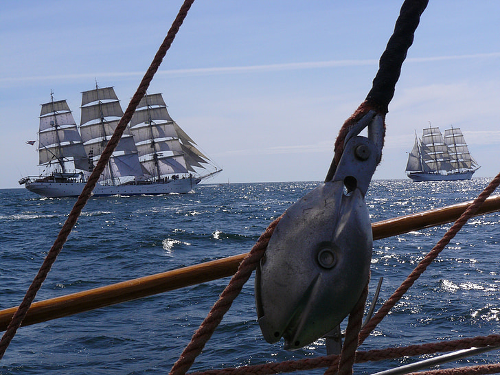 nautical, tall ships, race, sea, competition, vessel, ocean