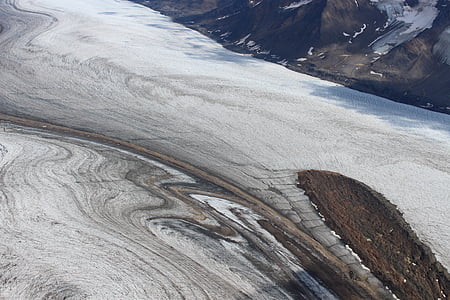 Taman Nasional kluane, gletser, Yukon, Kanada, pemandangan, es, kluane